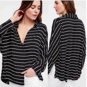 We The Free Can’t Stop Me Striped Shirt Small